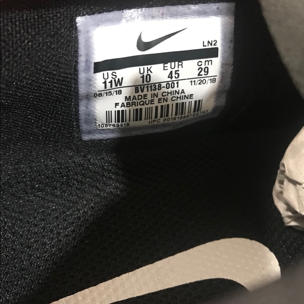 NEW Nike React Vapor 2 Golf Shoes Black TW Wide - Picture 8 of 8